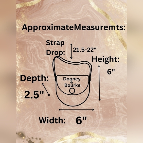 Vintage Dooney & Bourke Big Duck Crossbody Bag Tan & Black All Weather Leather - Picture 16 of 16
